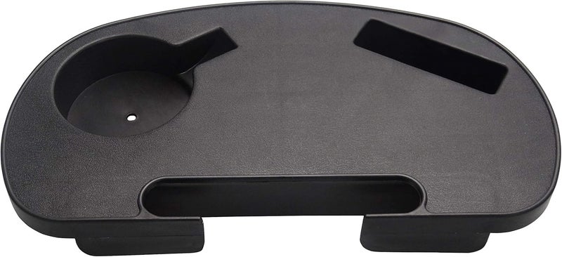 Hanperal Oval Zero Gravity Lounge Chair with Cup Holder and Tray, Side Recliner, Mobile Phone Slot, Snack Tray - Black - Image 1